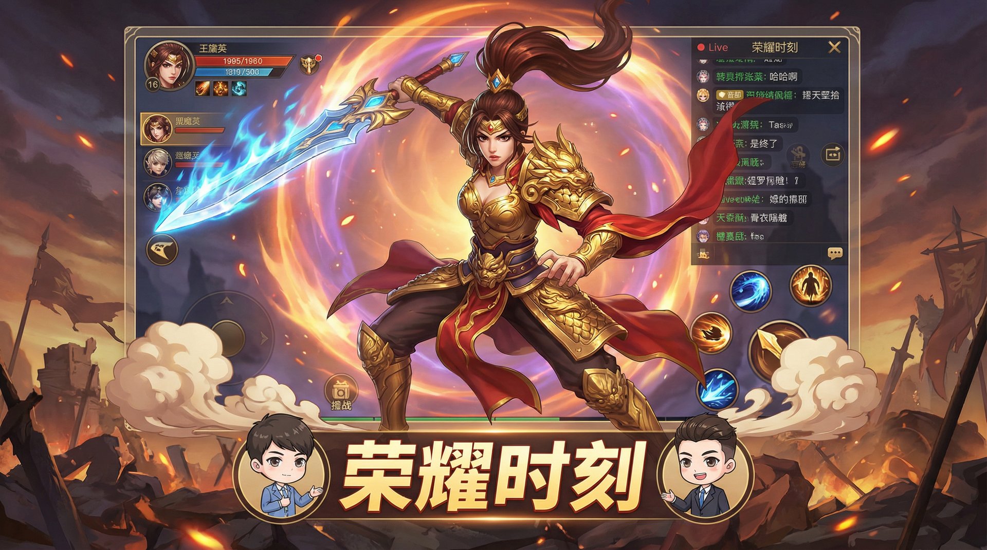 四爱王者荣耀解说视频